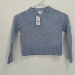 Crewcuts by J.Crew Kids Light Blue Knit Sweater size XS 4/5 toddler soft NWT